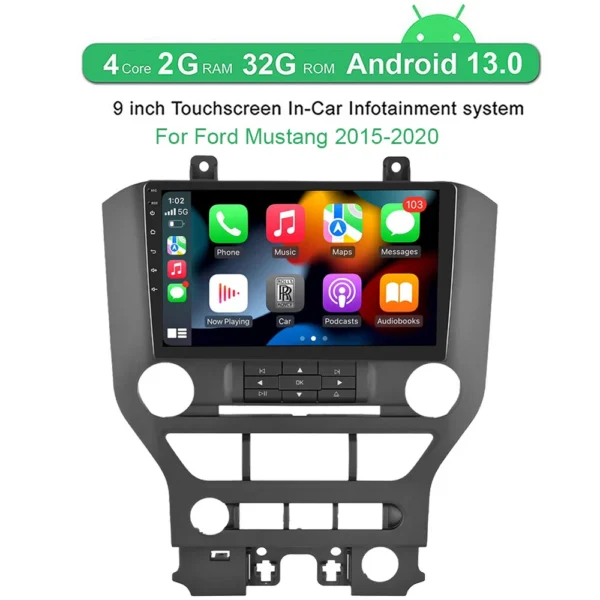 For Ford Mustang 2015-2021 Android Auto Carplay Car Stereo Radio GPS Navi - Image 3